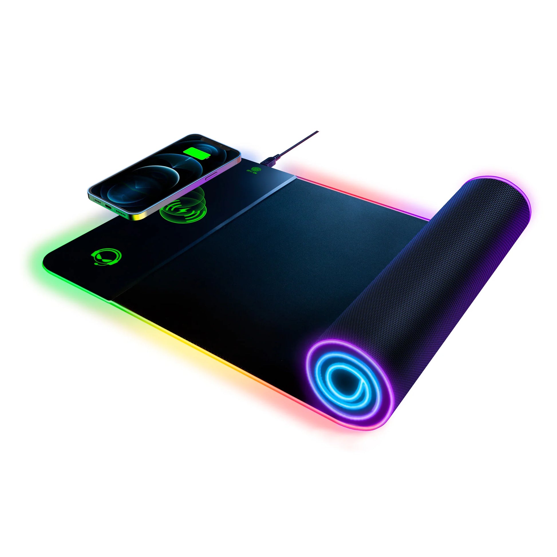 Hypergear Battle Charge Wireless Gaming Mouse Pad with Wireless Charging